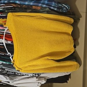 Gold evening sweater